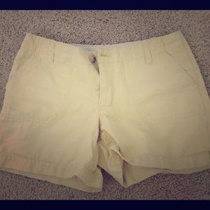 Womens khaki/yellow shorts!