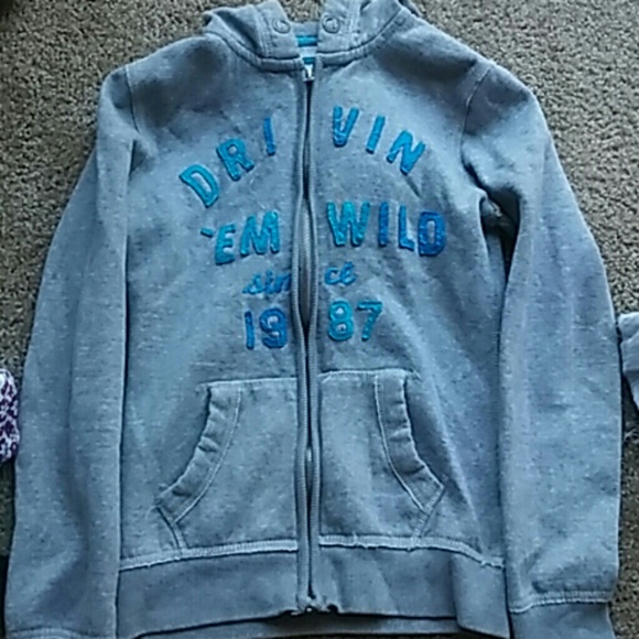 Gray and blue jacket