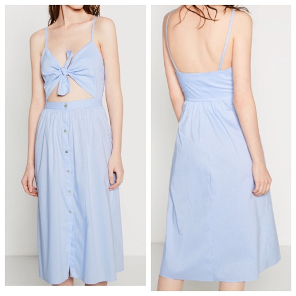 Zara front knot Dress - Picture 4 of 5