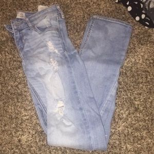 hollister distressed jeans
