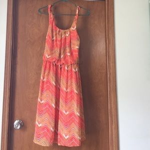 Multi colored tank style dress
