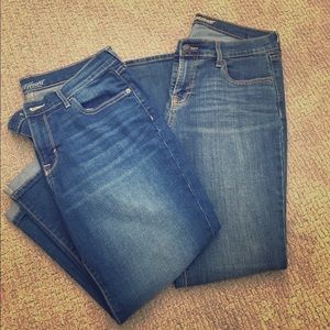 Old Navy - The Sweetheart Jean and Capri bundle.