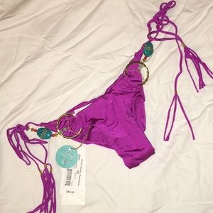 Beach bunny purple bottoms NWT
