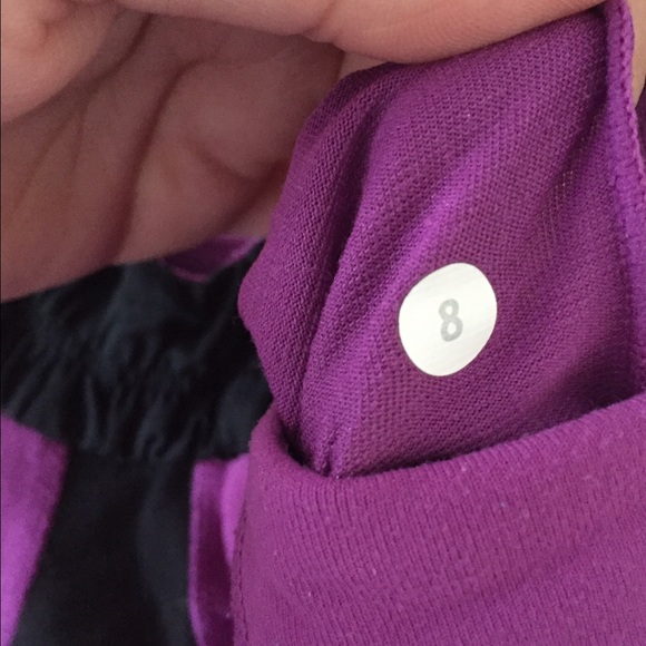 Purple & Black Lululemon Tank - Picture 3 of 4