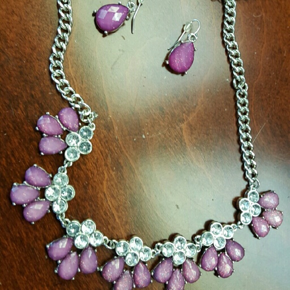 Charming Charlie light purple- pinkish set