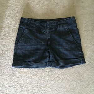 Dressy denim shorts