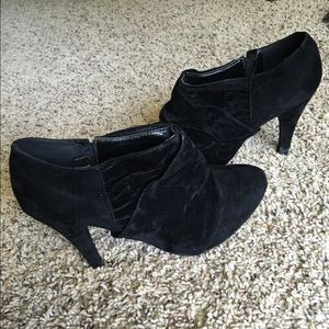 Wet Seal Black Booties
