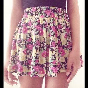 floral skirt