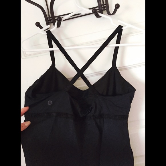 Black Lululemon Racerback Tank - Picture 2 of 4