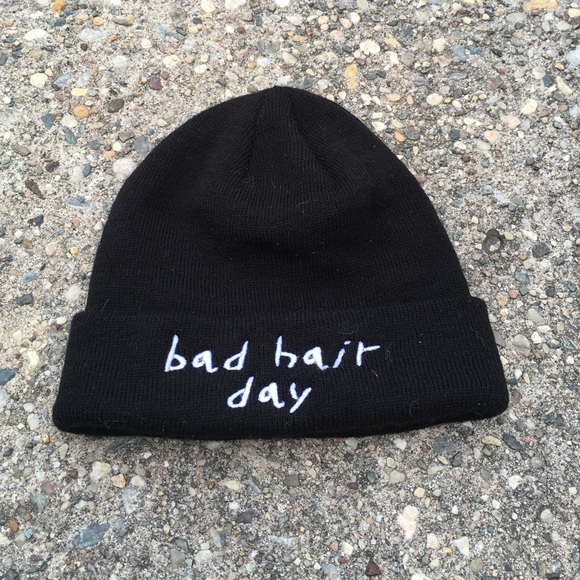bad hair day beanie