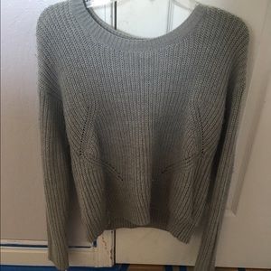 Grey Knit Aeropostale Sweater