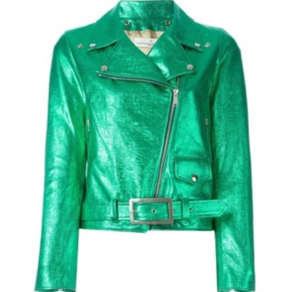 Golden Goose Deluxe Brand Metallic Leather Jacket - Picture 3 of 3