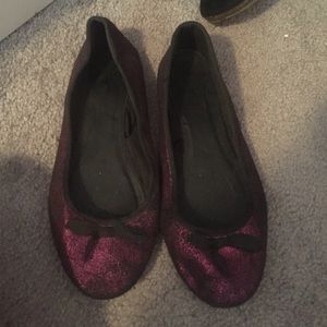 Pink flats