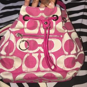 Pink Coach Poppy Purse
