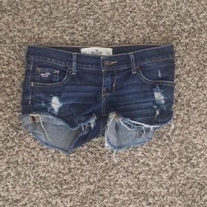 hollister distressed shorts
