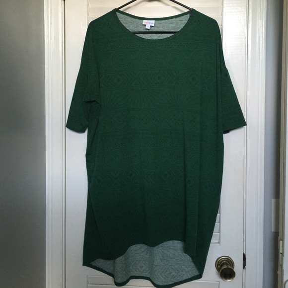 Green LuLaRoe Irma - medium