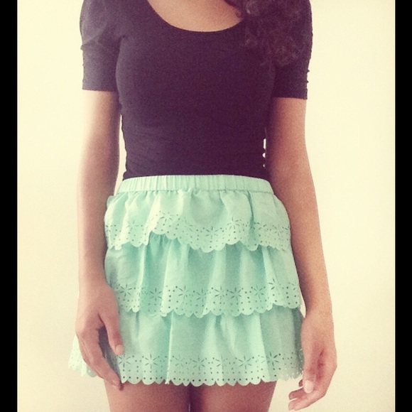 Ruffled skirt