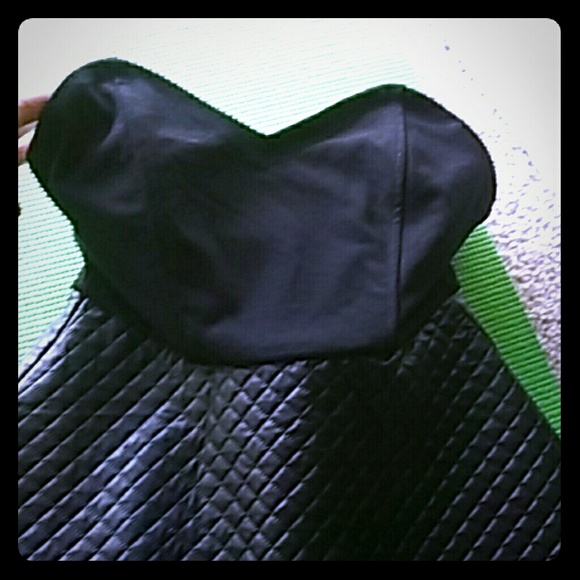 Pleather skirted mini dress super cute