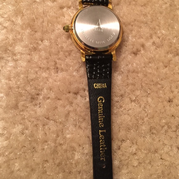 Black leather band Watch - Picture 3 of 3