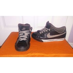 Black and Gray Nikes