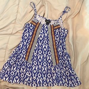 Rue 21 Patterned Tank Top Size Small