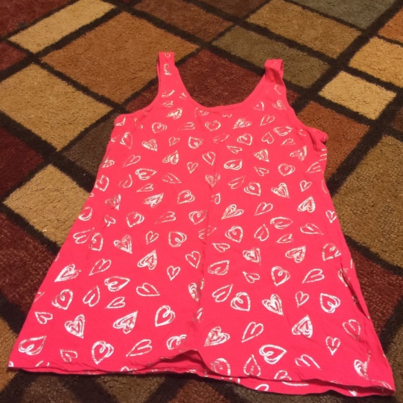 Hot pink Justice tank top