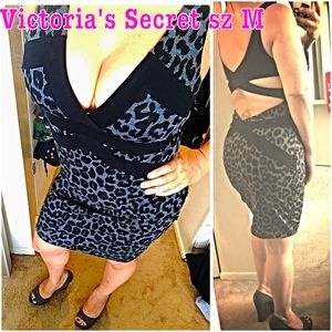 Victoria's Secret Moda Intl backless dress M