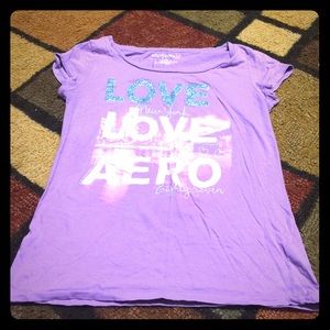 Purple Aeropostale Shirt