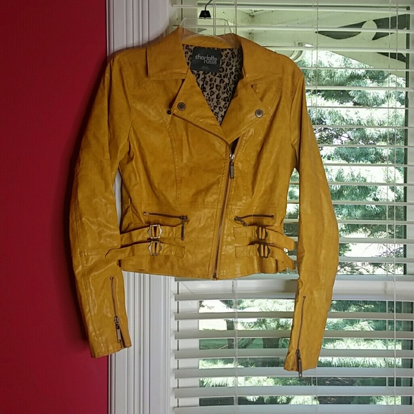 Yellow Biker Jacket
