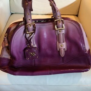 Maxx light to dark faded purple purse.