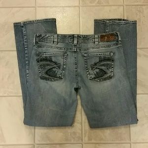 Silver jeans. Lola 17. Size w32 l33