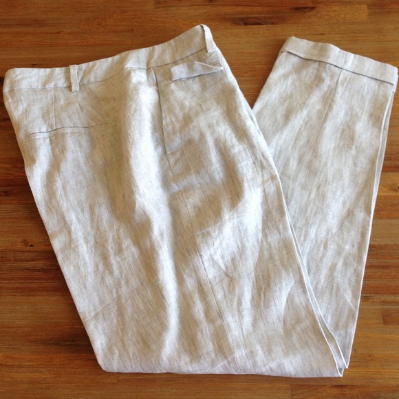 Zara cropped suit pant, light grey, sz 10, NWT