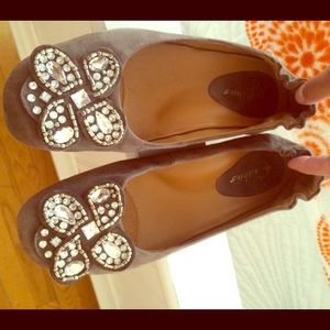 Dark brown flats NWOT