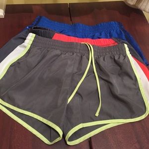 3 pairs of soffe athletic shorts