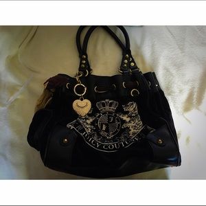 Juicy couture velour bag