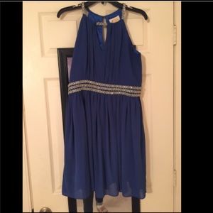 Royal blue homecoming dress