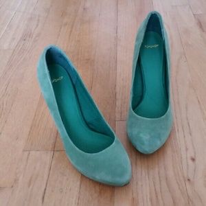 Topshop Mint Green 5 Inch Heels