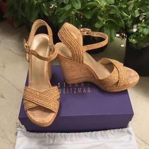 Stuart Weitzman Minx espadrille wedge 7.5