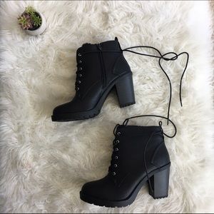 Black boot heels