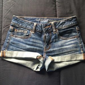 American eagle denim shorts
