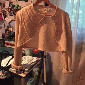 Crop Fashion Cardi - Merino Wool