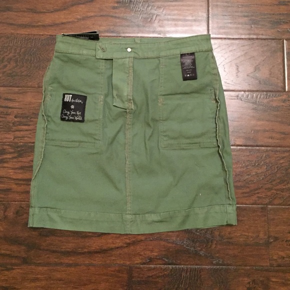 Kut from the Kloth Olive Rosie Pencil Skirt - Picture 4 of 4