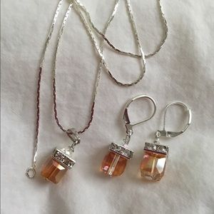 Earring pendant sets.
