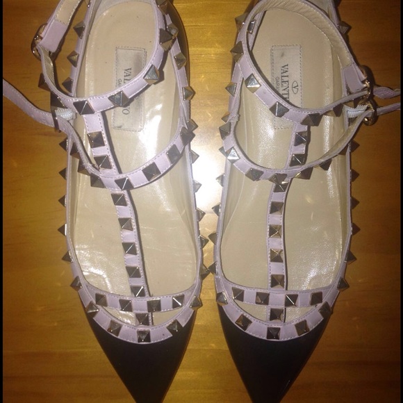 Valentino rockstud flats - Picture 2 of 3