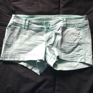 Teal shorts