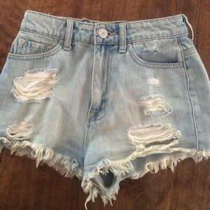 Light blue BDG jean shorts (from urban outfitters)