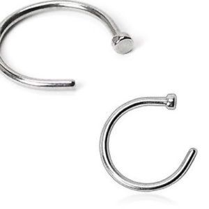 Surgical steel nose ring!