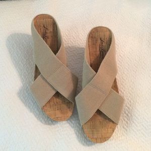 LUCKY BRAND cork heels
