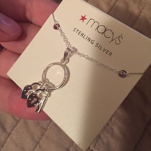Macy's lock & key necklace