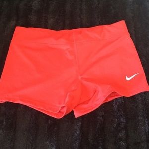 Another pair of red nike fit shorts